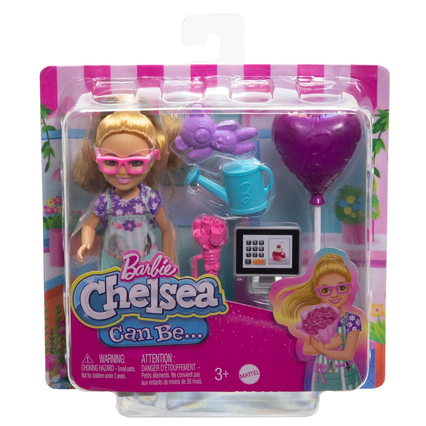 Barbie Chelsea Poupée Fleuriste et Accessoires, Blonde