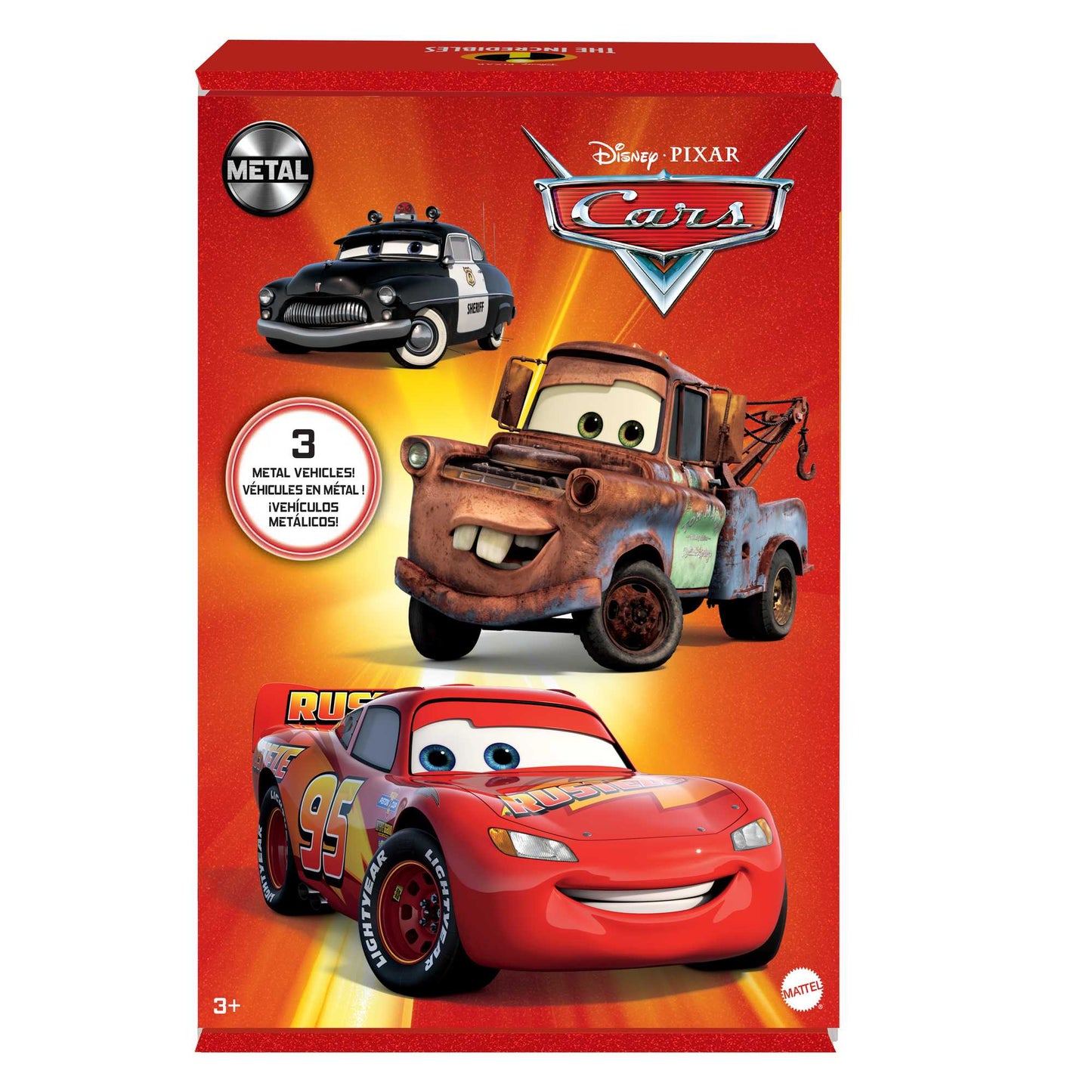 Disney And Pixar Cars Toys, 3 Die-Cast Vehicles, Radiator Springs