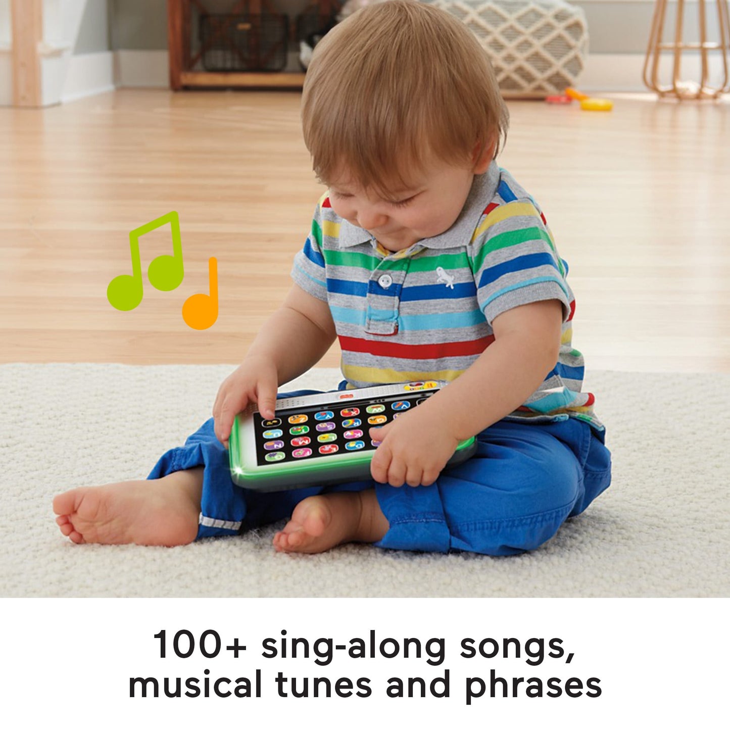 Fisher-Price Laugh & Learn Smart Stages Tablet Toddler Electronic Musical Learning Toy